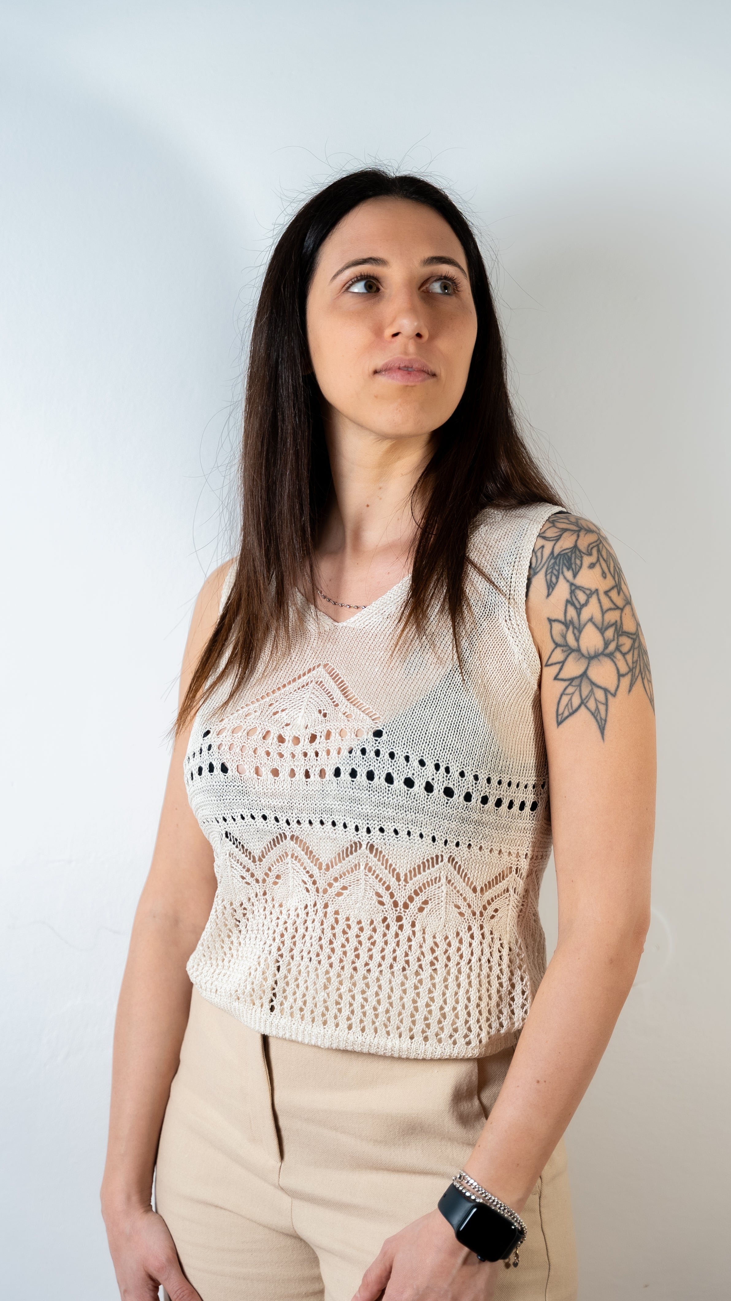 TOP IN LINO PENNY BLACK DIADEMA