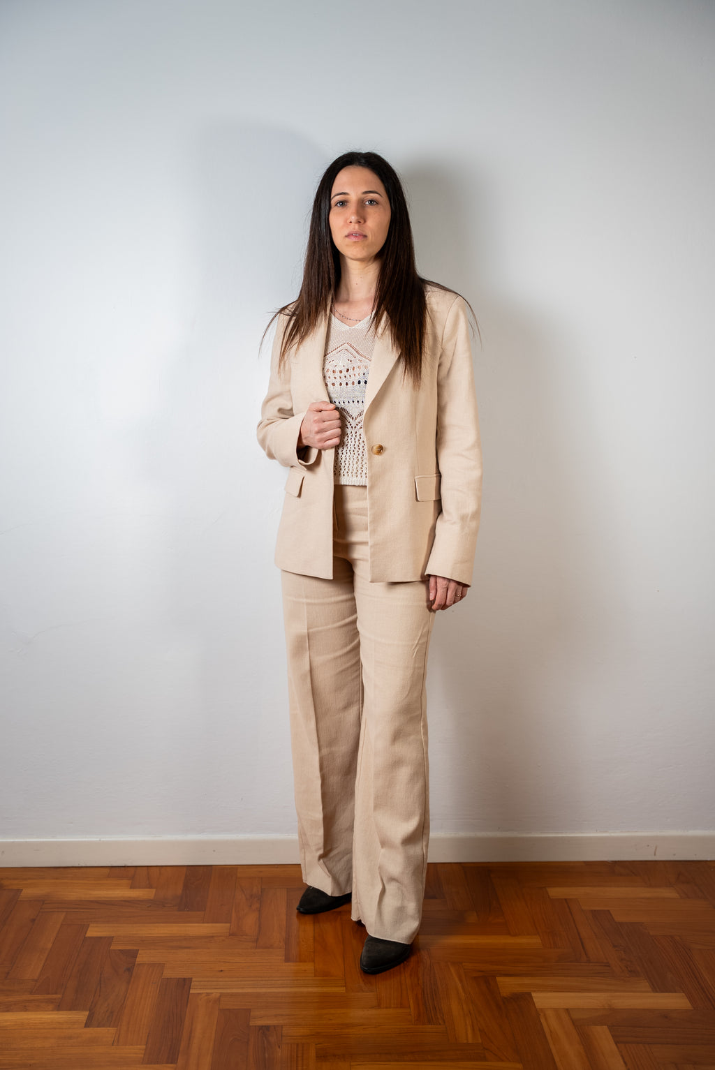 GIACCA PENNY BLACK BEIGE