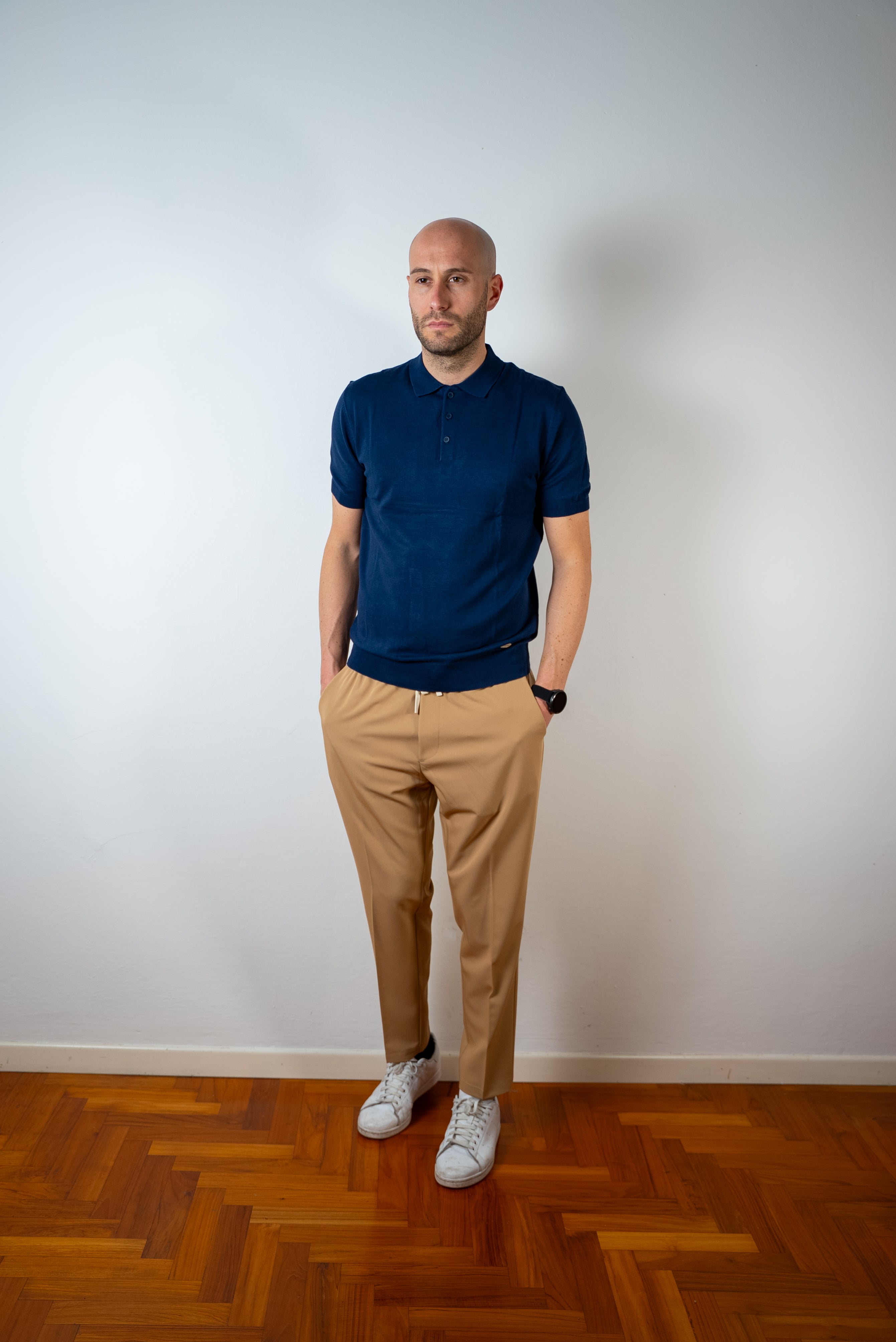 POLO MEZZA MANICA 511 BLU