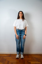 JEANS CON RISVOLTO