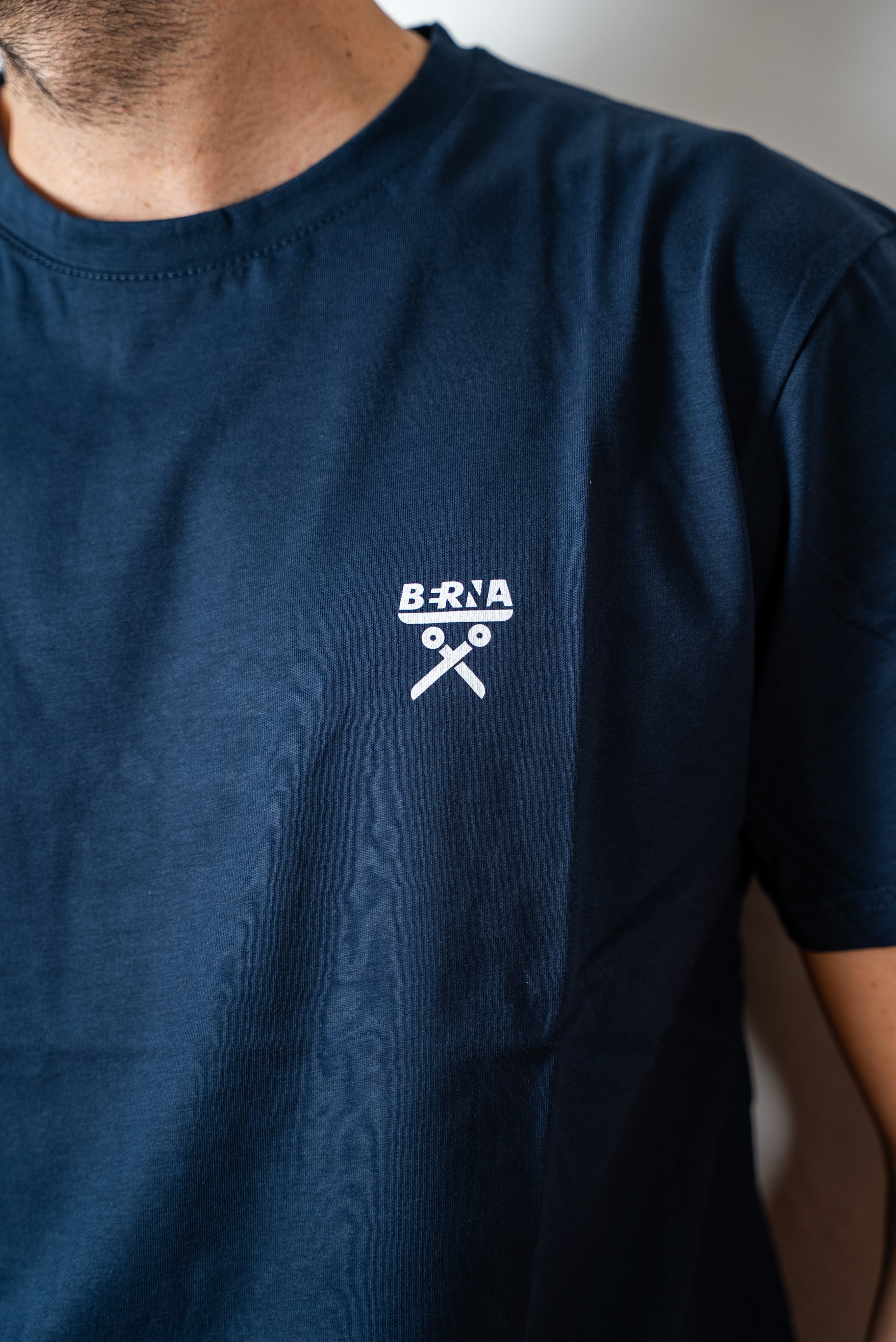 T-SHIRT LOGO BR BLU