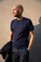 MAGLIA A GIROCOLLO 510 BLU