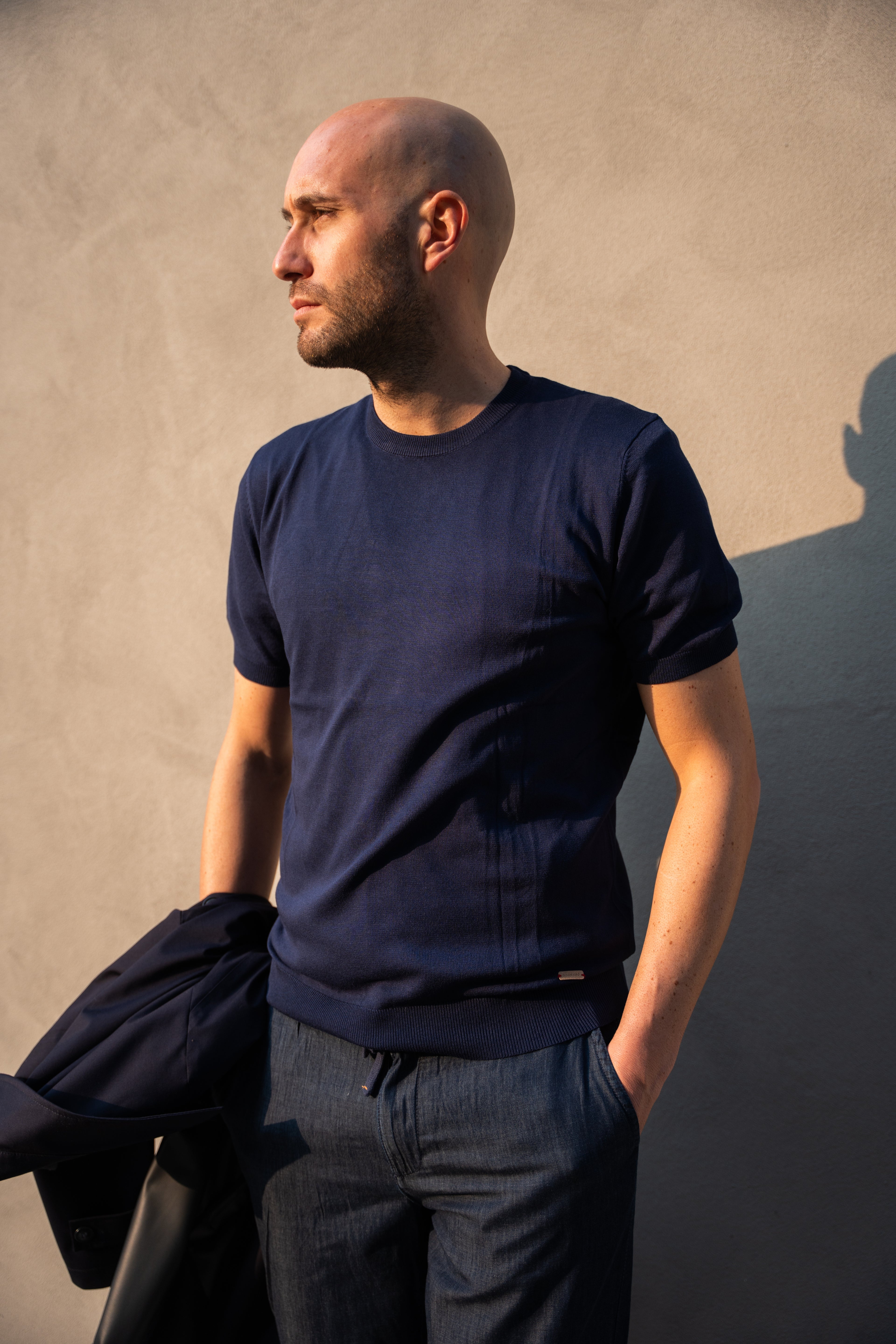 MAGLIA A GIROCOLLO 510 BLU