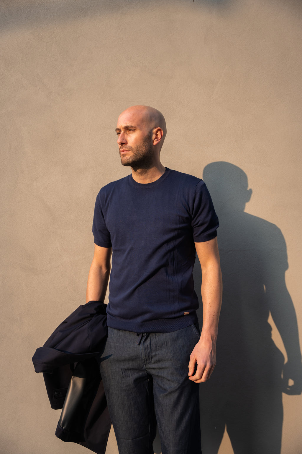 MAGLIA A GIROCOLLO 510 BLU