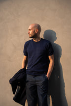 MAGLIA A GIROCOLLO 510 BLU