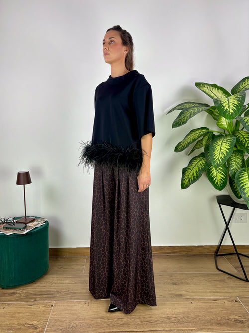CAMICIA CON PIUME
