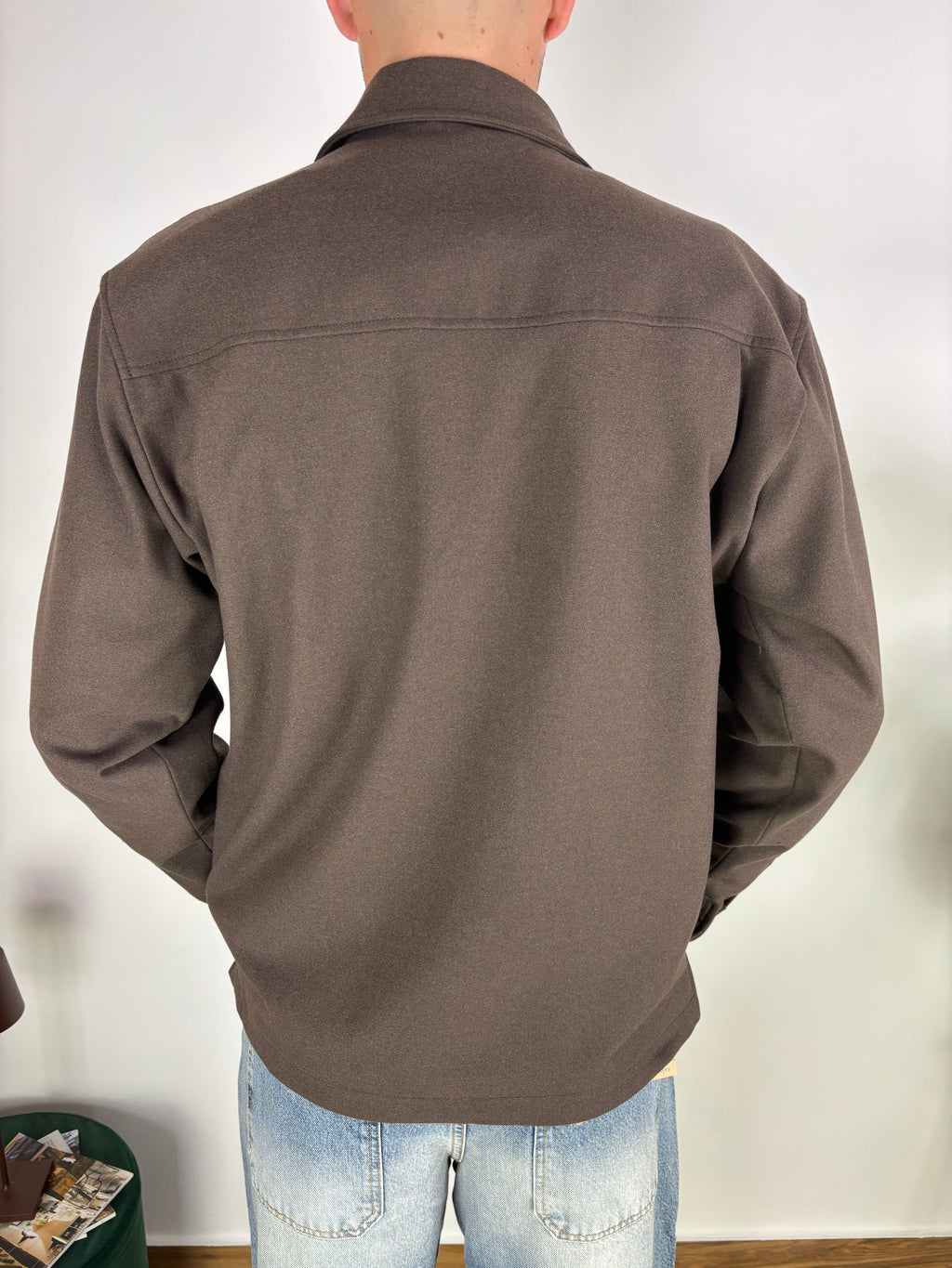 GIACCA CAMICIA MARRONE