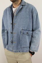 GIACCA CROPPED DI JEANS