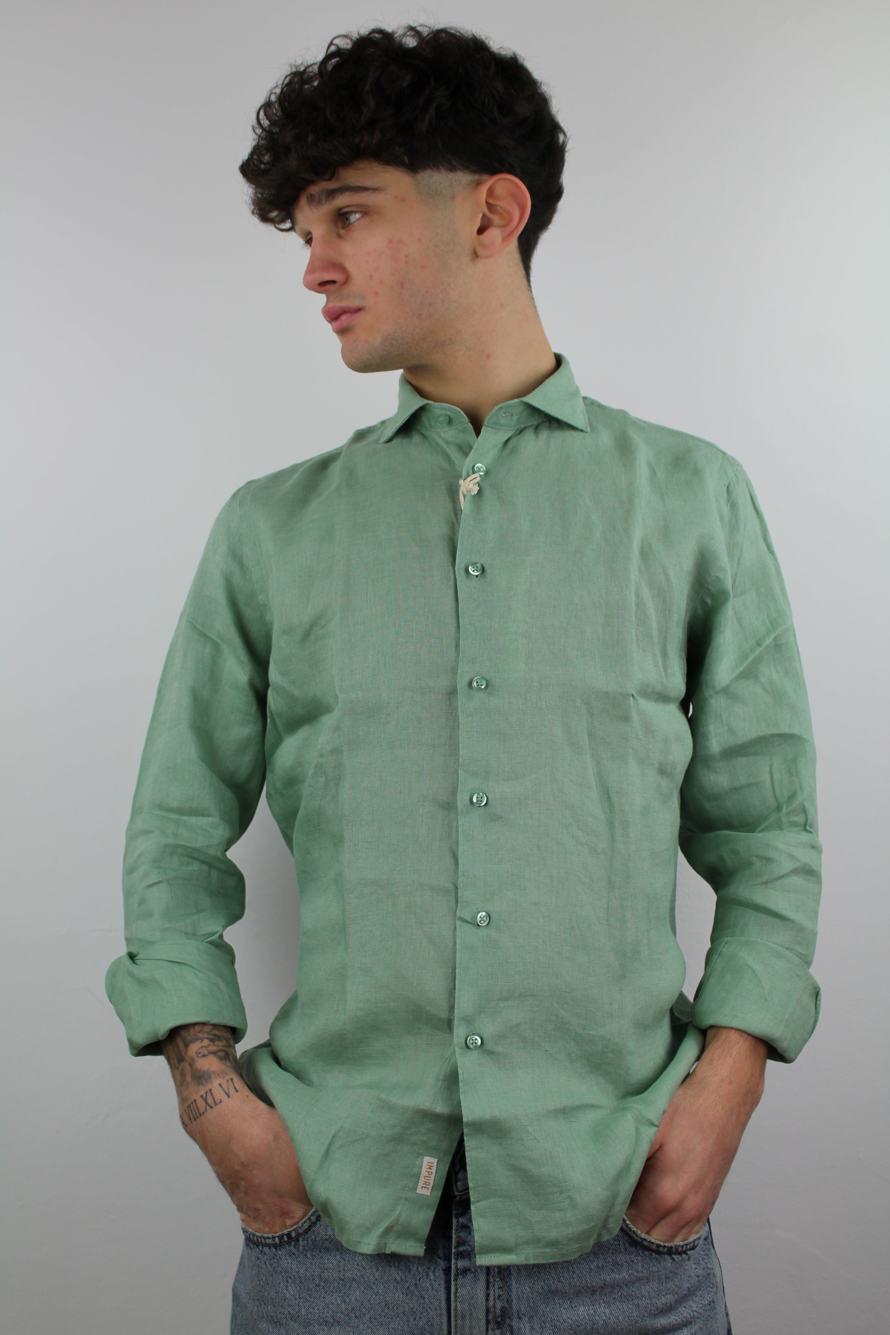 CAMICIA IN LINO C 73