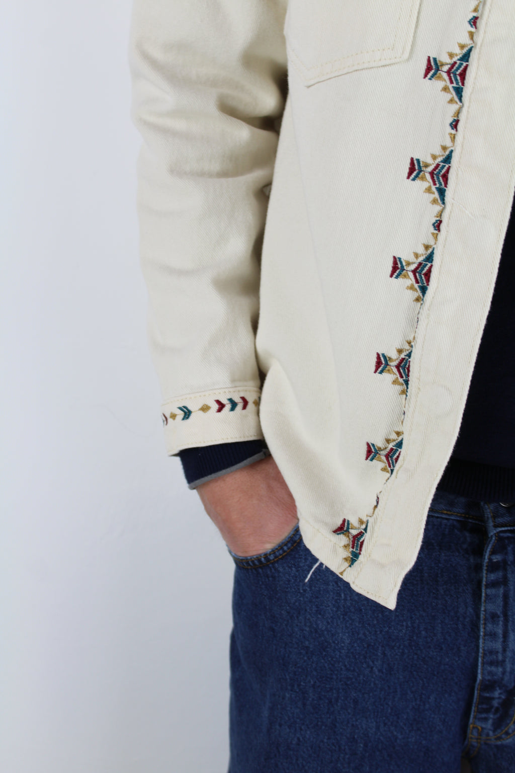 GIACCA CAMICIA CON RICAMI