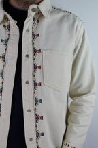 GIACCA CAMICIA CON RICAMI