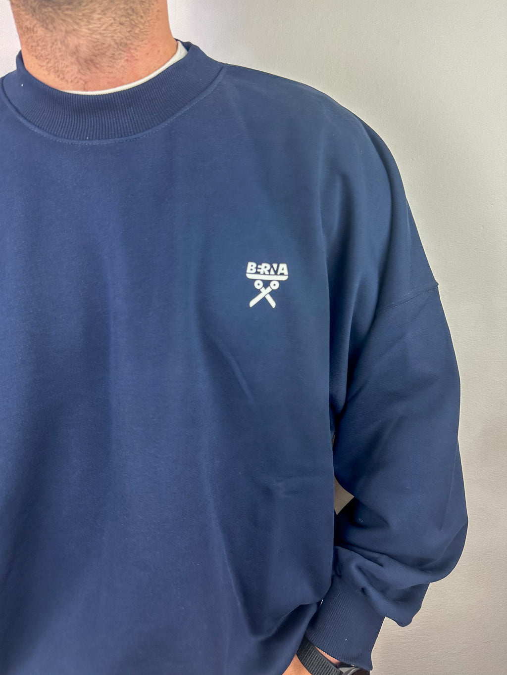 FELPA GIROCOLLO CROPPED