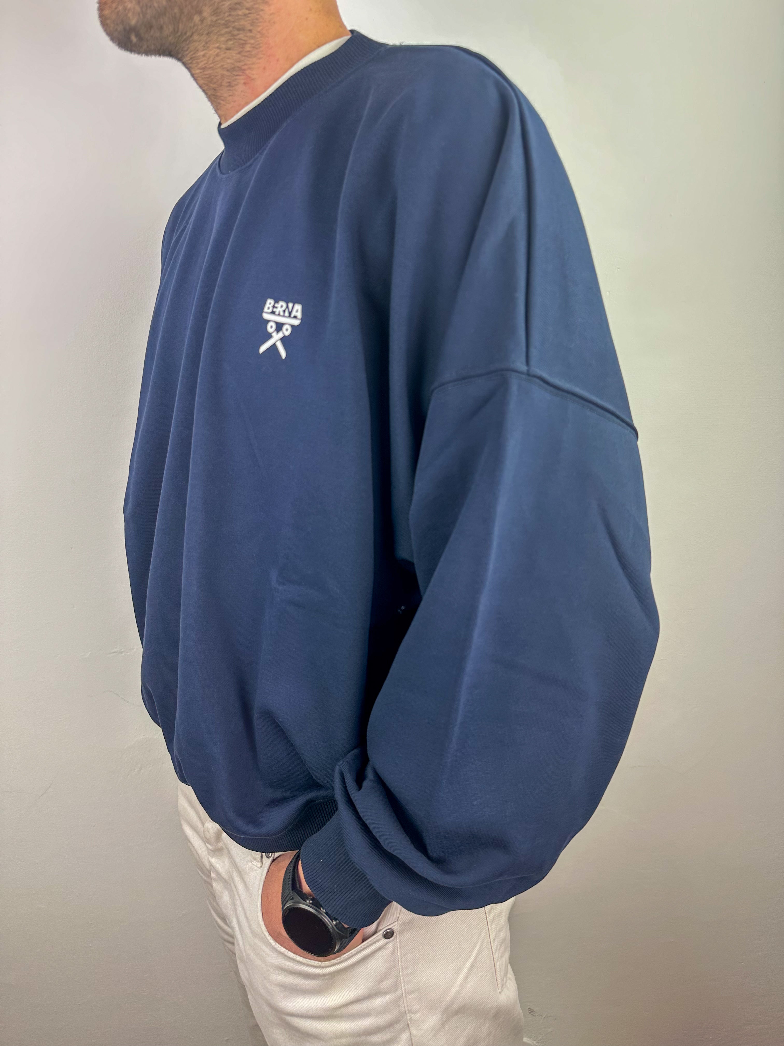 FELPA GIROCOLLO CROPPED