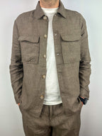 OVER-SHIRT IN LINO 10 BD