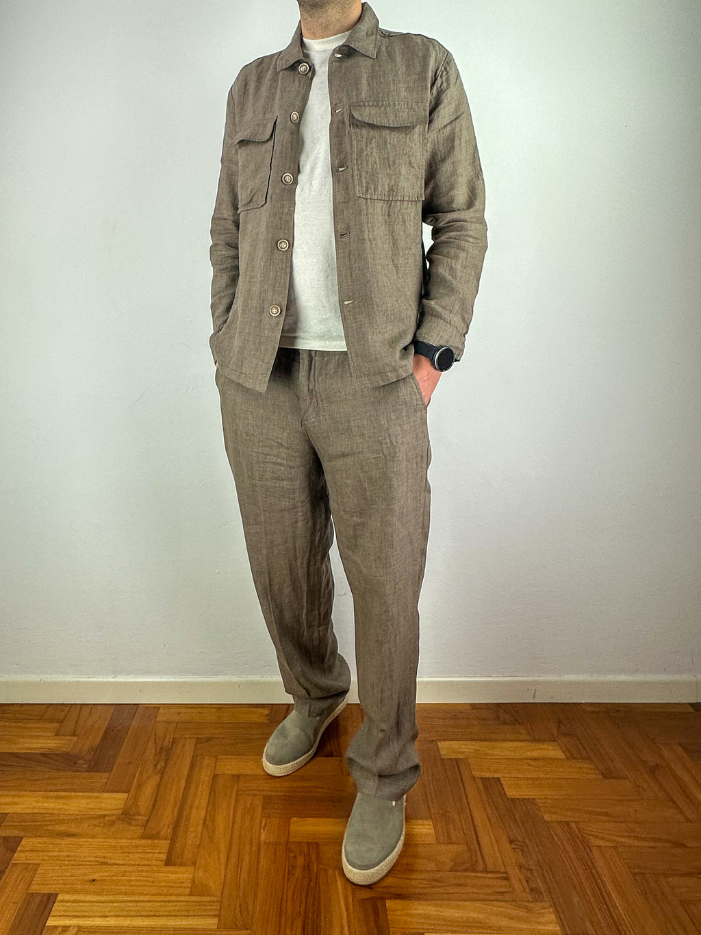 OVER-SHIRT IN LINO 10 BD