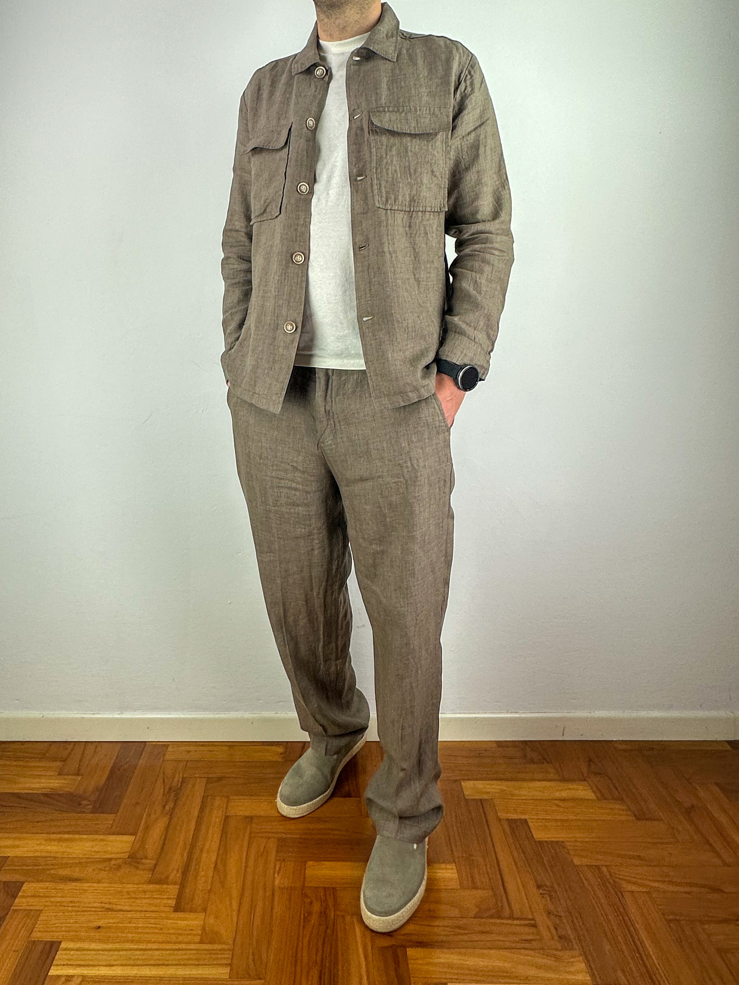 OVER-SHIRT IN LINO 10 BD