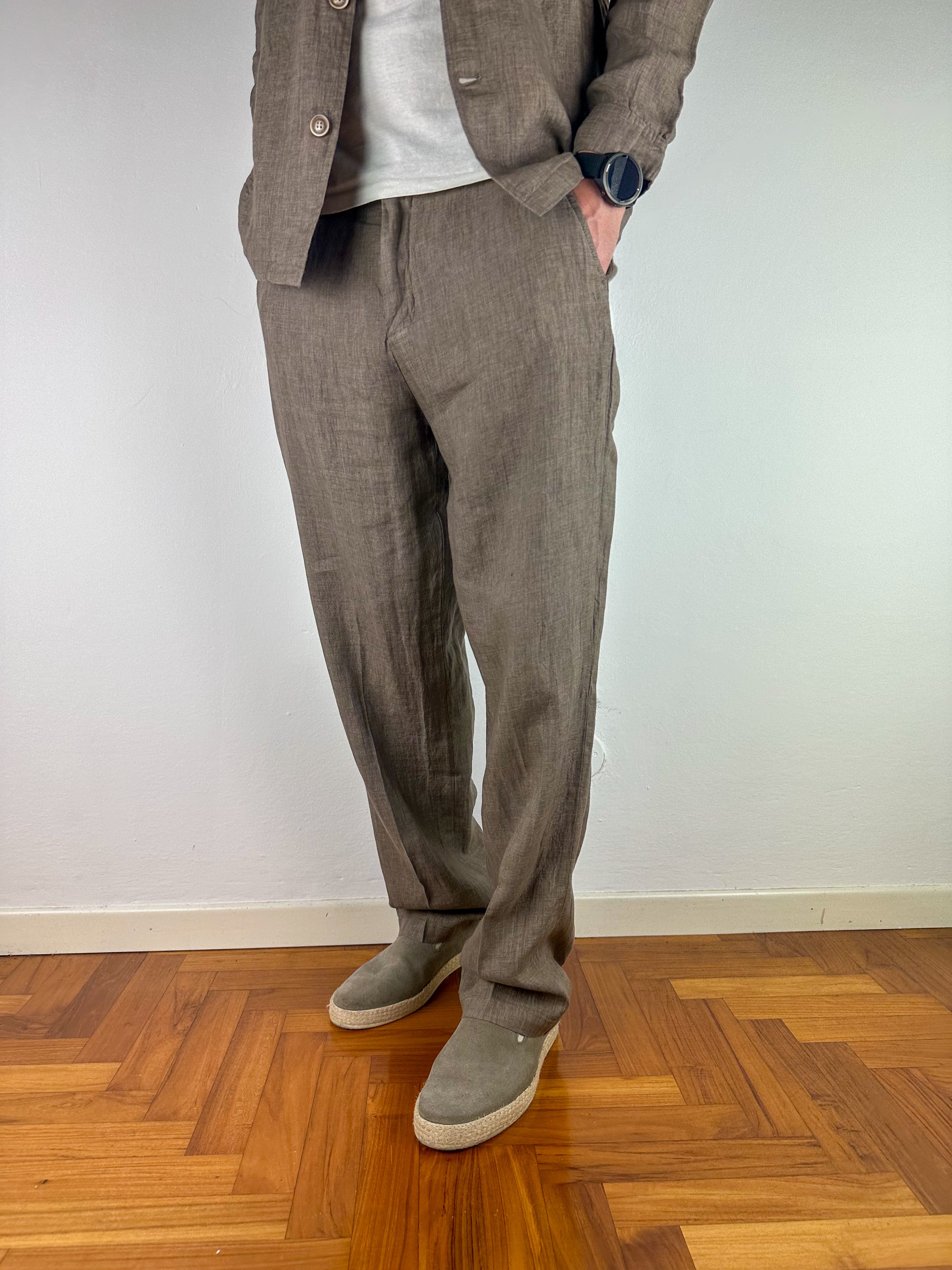 PANTALONE IN LINO 10BD