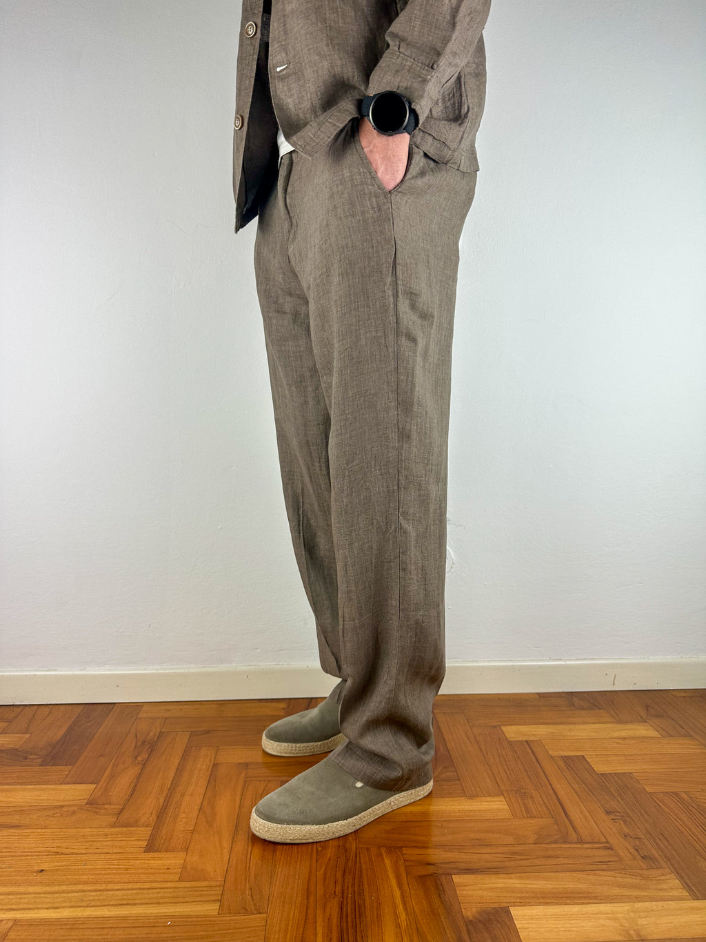 PANTALONE IN LINO 10BD