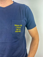 T-SHIRT CON TASCHINO RICAMATO