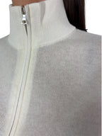 MAGLIONE 100% LANA CON ZIP