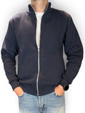 FELPA FULL ZIP BLU
