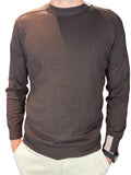 MAGLIONE GIROCOLLO MORO